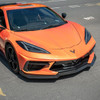 EOS 5VM Style Front Splitter 2 Piece - Carbon  Flash Metallic - C8 Corvette