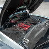 EOS Engine Bay Access Panel Covers - Carbon Fiber - C8 Corvette (EC-356-BKCF)