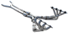 ARH - 2" Long Tube Headers & 3" Off-Road X-Pipe - C6 Corvette 09-13