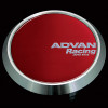 Advan 63mm Flat Centercap - Candy Red - V3496