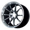 Advan RZ-DF2 19x9.5 / 5x120 BP / +44 Offset / 72.5 HB - Diamond Cut & Hyper Platinum Black - YAF9J44WDHPB