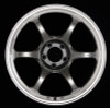 Advan RG-D2 18x9.5 +40mm 5-100 Machining & Racing Hyper Black Wheel - YAT8J40DHB