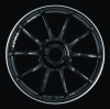 Advan RZII 17x8 +54 5-114.3 Racing Gloss Black & Ring Wheel - YAZ7G54EB