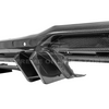 EOS Rear Bumper Diffuser for Quad Tips Finned Style - Carbon Fiber - 2024+ Mustang (DIFF-1038-BKCF)