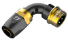 GReddy PRO/SPEC - 90 Degree AN16 Quick-Release Swivel Hose End(s) - Black / Gold anodized - 12861690 User 1