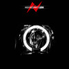 ANZO 1998-2005 Chevrolet S-10 Projector Headlights w/ Halo Black - 111015