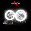 ANZO 1997-2004 Dodge Dakota Crystal Headlights Black 1pc - 111085