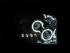 ANZO 2006-2008 Dodge Ram 1500 Projector Headlights w/ Halo Chrome (CCFL) - 111103