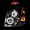 ANZO 2007-2014 Gmc Yukon Projector Headlights w/ Halo Chrome (CCFL) - 111147