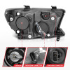 ANZO 2007-2013 Toyota Tundra Projector Headlights w/ Halo Black (CCFL) - 111174