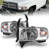 ANZO 1994-2001 Dodge Ram Crystal Headlights Chrome w/ LED - 111206