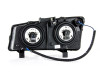ANZO 2003-2006 Chevrolet Silverado 1500 Crystal Headlights w/ Halo Black - 111212