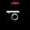 ANZO 2008-2012 Ford Escape Projector Headlights w/ Halo Black - 111355
