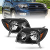 ANZO 2003-2005 Toyota 4Runner Crystal Headlights Black - 111394