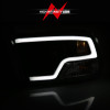 ANZO 09-18 Dodge Ram 1500 Plank Style Projector Headlights Black w/ Halo - 111404