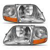 ANZO 1997-2003 Ford F-150 Crystal Headlight G2 Clear With Parking Light - 111438