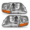 ANZO 1997-2003 Ford F-150 Crystal Headlight G2 Clear With Parking Light - 111438