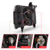 ANZO 07-13 Chevrolet Silverado 3500 Projector Headlights - Black Amber - 111480