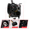 ANZO GMC SIERRA 1500 14-15 2500H/15-19 Projector Headlight Plank Style Black w/ Switchback (Halogen) - 111487