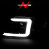 ANZO 1997-2003 Ford F-150 Projector Headlights w/ Light Bar Chrome Housing - 111504