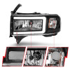 ANZO 94-02 Dodge RAM Crystal Headlight - w/ Light Bar Black Housing - 111554