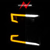ANZO 19-22 Chevrolet Silverado 1500 LED Proj HL w/Lgt Bar SwBk Seq. Blk w/In. Light - Passenger Side - 111566-R
