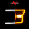 ANZO 18-20 Ford F-150 (w/o Fctry LED) Full LED Proj Headlights w/Light Bar Swtchbk Seq. Black w/Init - 111570