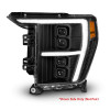 ANZO 21-23 Ford F-150 (w/Factory Halogen) Z-Series Full LED Proj Headlights - Driver Side ONLY - 111593X-L