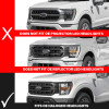 ANZO 21-23 Ford F-150 (w/Factory Halogen) Z-Series Full LED Proj Headlights - Pass. Side ONLY - 111593X-R
