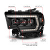 ANZO 19-24 RAM 2500/3500 Z-Series Full LED Proj Headlights DRL/Init/SeqSig - Driver Side ONLY - 111601X-L