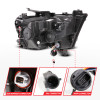 ANZO 19-24 RAM 1500 (New Body/OE Halogen) Full LED Proj Headlights DRL/SeqSig Black - Driver Side - 111628A-L