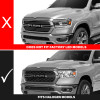 ANZO 19-24 RAM 1500 (New Body/OE Halogen) Full LED Proj Headlights DRL/SeqSig Black - Driver Side - 111628A-L