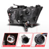 ANZO 19-24 RAM 1500 (New Body/OE Halogen) Full LED Proj Headlights DRL/SeqSig Black - Driver Side - 111628A-L