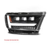 ANZO 19-24 RAM 1500 (New Body/OE Halogen) Full LED Proj Headlights DRL/SeqSig Black - Pass. Side - 111628A-R