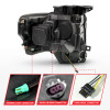 ANZO 09-14 Ford F-150 (Factory Halogen Model ONLY) Full LED Proj Headlights Init/SeqSig Black - Pair - 111629A