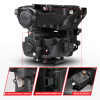 ANZO 15-17 Ford F-150 (Factory Halogen Model ONLY) Full LED Proj Headlights  Init/SeqSig Black- Pair - 111630A