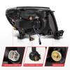 ANZO 05-11 Toyota Tacoma Full LED Proj Headlights White DRL/Init/SeqSig Black - Pair - 111640A