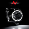 ANZO 2005-2009 Ford Mustang Crystal Headlights w/ Halo Black (CCFL) - 121033