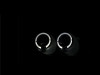 ANZO 2002-2004 Honda Civic Projector Headlights w/ Halo Black - 121057