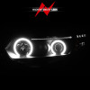 ANZO 2006-2011 Honda Civic Projector Headlights w/ Halo Black (CCFL) - 121062
