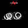 ANZO 2000-2004 Infiniti I30 Projector Headlights w/ Halo Chrome - 121078