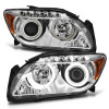 ANZO 2005-2010 Scion Tc Projector Headlights w/ Halo Chrome (CCFL) - 121120