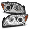 ANZO 2005-2010 Scion Tc Projector Headlights w/ Halo Chrome (CCFL) - 121120