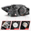 ANZO 2005-2010 Scion Tc Projector Headlights w/ Halo Chrome (CCFL) - 121120
