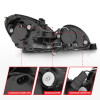 ANZO 1998-2005 Lexus Gs300 Projector Headlights w/ Halo Black - 121144