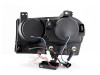 ANZO 2005-2010 Chrysler 300 Projector Headlights w/ Halo Black (Does Not Fit S Models) - 121152