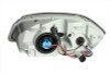 ANZO 2005-2010 Chevrolet Cobalt Crystal Headlights Black - 121154