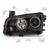 ANZO 2006-2010 Dodge Charger Projector Headlights w/ Halo Chrome (CCFL) - 121218