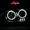 ANZO 2006-2010 Dodge Charger Projector Headlights w/ Halo Chrome (CCFL) - 121218