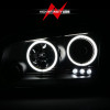 ANZO 2006-2010 Dodge Charger Projector Headlights w/ Halo Chrome (CCFL) - 121218